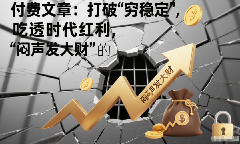 付费文章：打破“穷稳定”，吃透时代红利，“闷声发大财”的终极真谛-网亿资源平台