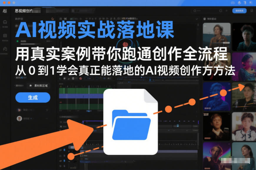 AI视频实战落地课，用真实案例带你跑通创作全流程，从0到1学会真正能落地的AI视频创作方法-邪修侠 - 演示