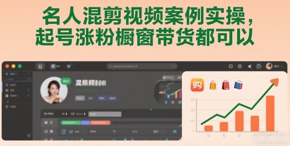 名人混剪视频案例实操,起号涨粉橱窗带货都可以-邪修侠 - 演示
