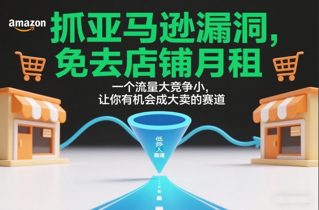 抓亚马逊漏洞，免去店铺月租，一个流量大竞争小，让你有机会成大卖的赛道-邪修侠 - 演示