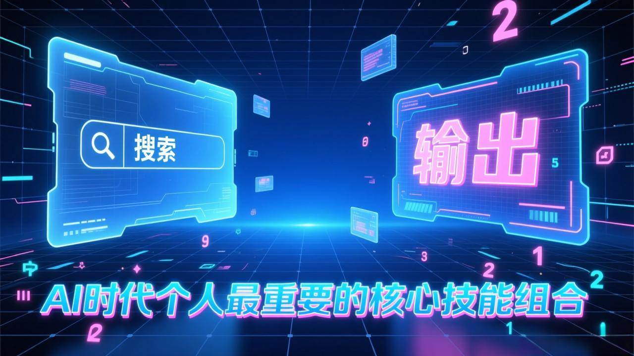 （17074期）付费文章：AI时代个人最重要的核心技能组合：“输出能力”和“搜索能力”-网亿资源平台
