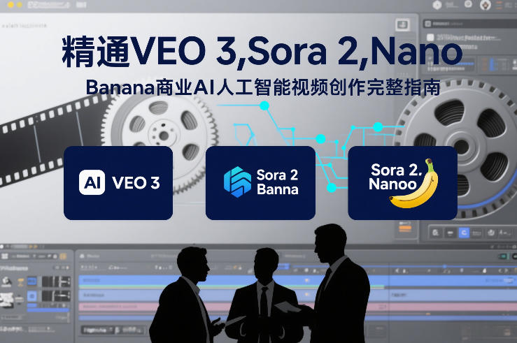 精通VEO 3,Sora 2,Nano Banana商业AI人工智能视频创作完整指南-邪修侠 - 演示