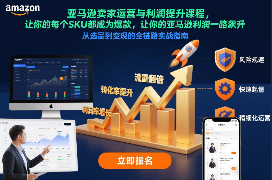 亚马逊卖家运营与利润提升课程,让你的每个SKU都成为爆款,让你的亚马逊利润一路飙升(更新12月)-邪修侠 - 演示
