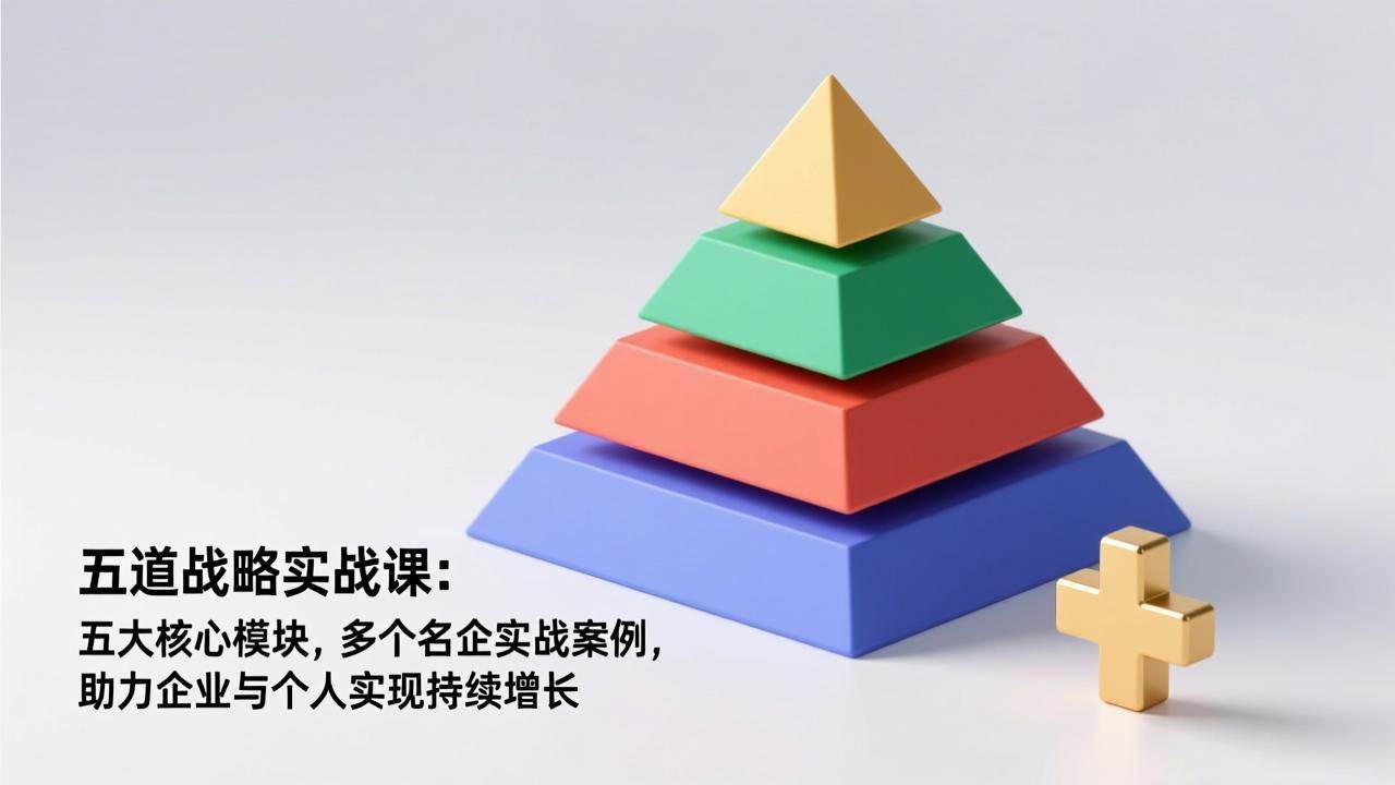 （17095期）五道战略实战课：五大核心模块，多个名企实战案例，助力企业与个人实现持续增长-网亿资源平台
