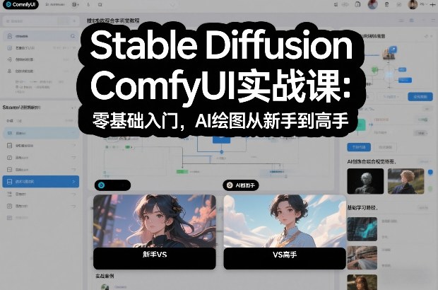 Stable Diffusion ComfyUI实战课:零基础入门,AI绘图从新手到高手-邪修侠 - 演示
