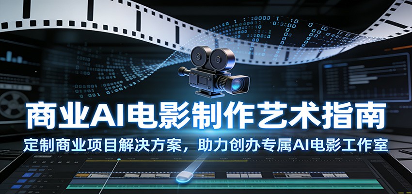 商业AI电影制作艺术指南:定制商业项目解决方案,助力创办专属AI电影工作室-邪修侠 - 演示