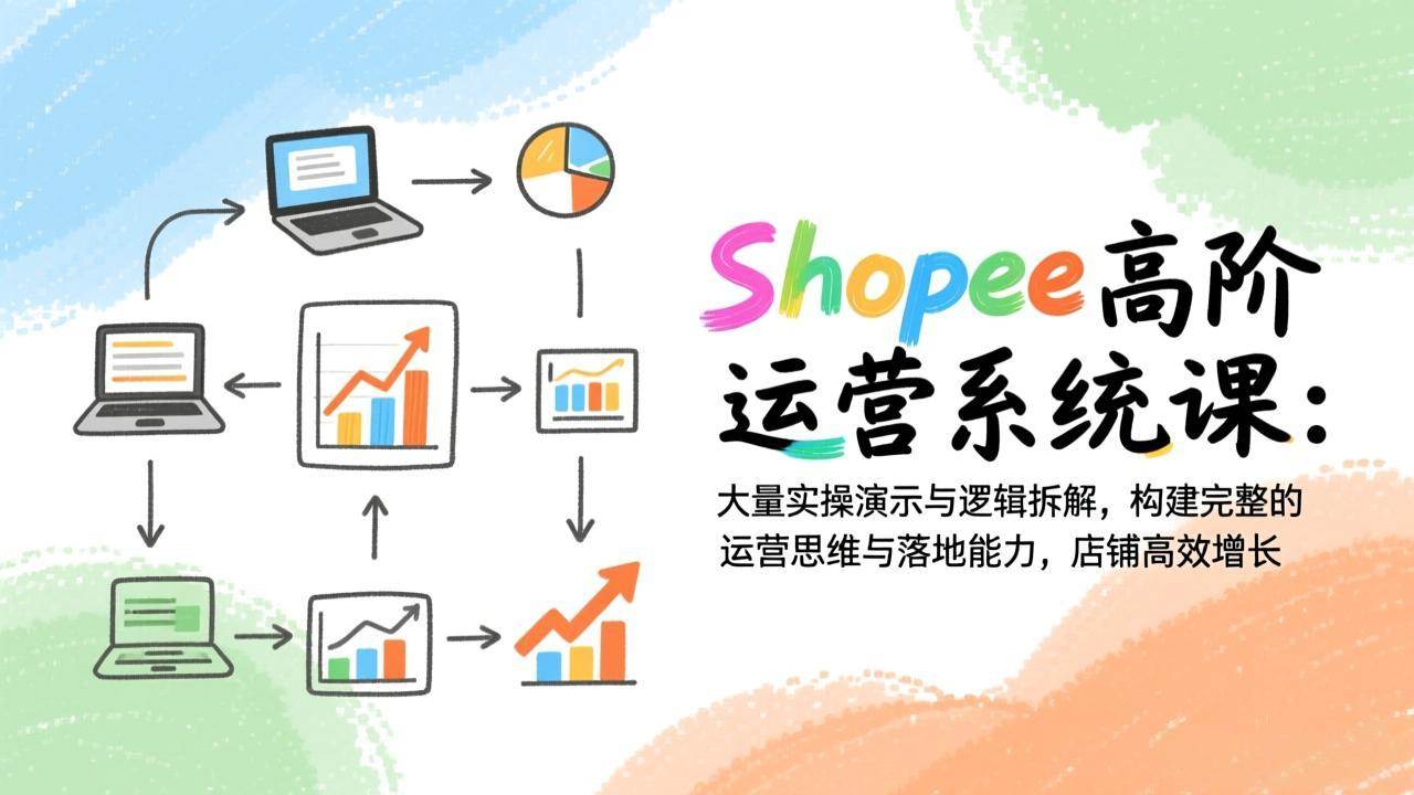 （17124期）Shopee高阶运营系统课：大量实操演示与逻辑拆解，构建完整的运营思维与落地能力，店铺高效增长-网亿资源平台
