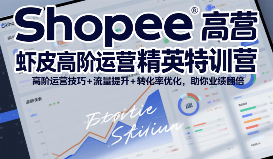 Shopee虾皮高阶运营精英特训营，高阶运营技巧+流量提升+转化率优化，助你业绩翻倍-邪修侠 - 演示