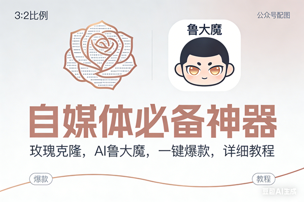（17170期）玫瑰克隆神器，ai鲁大魔，自媒体必备工具，一键爆款神器，详细教程。-网亿资源平台