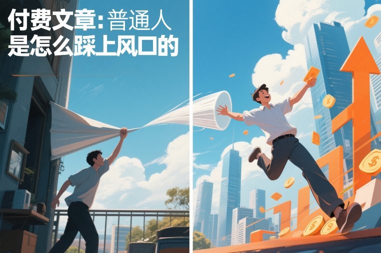 付费文章:普通人是怎么踩上风口的-邪修侠 - 演示