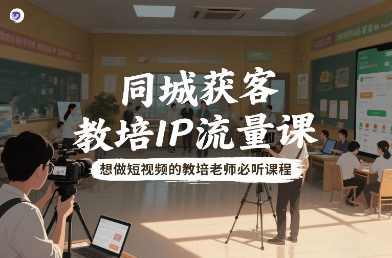 同城获客,教培IP流量课,想做短视频的教培老师必听课程-邪修侠 - 演示
