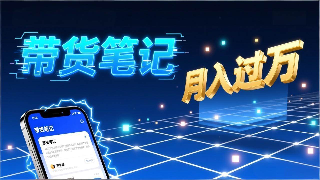 （17229期）小红书爆款笔记带货实战：拆解封面标题正文全要素，手把手教你单篇笔记带货月入过万-网亿资源平台