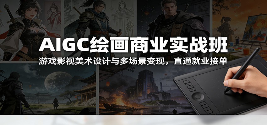 AIGC绘画商业实战班：游戏影视美术设计与多场景变现，直通就业接单-邪修侠 - 演示