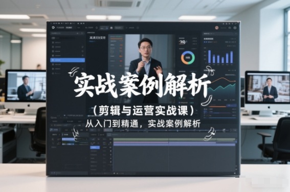 剪辑与运营实战课，从入门到精通，实战案例解析（更新2026）-网亿资源平台