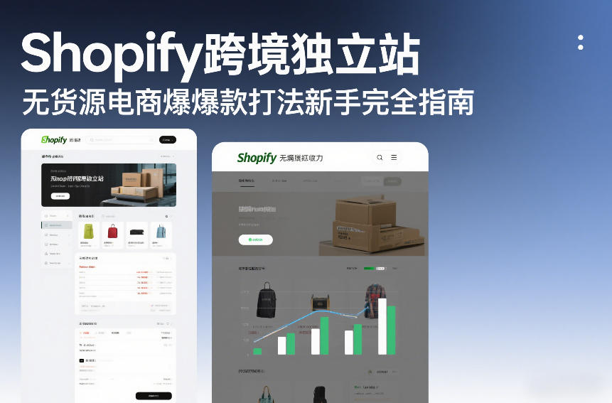 Shopify跨境独立站无货源电商爆款打法新手完全指南-邪修侠 - 演示