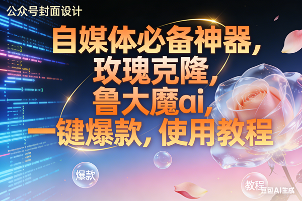 （17242期）玫瑰克隆神器，ai鲁大魔，自媒体必备工具，一键爆款神器，详细教程。-网亿资源平台