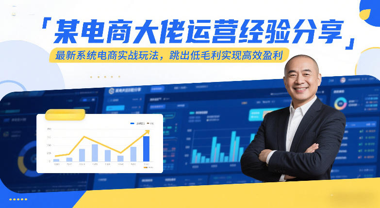 某电商大佬运营经验分享，最新系统电商实战玩法，跳出低毛利实现高效盈利-邪修侠 - 演示