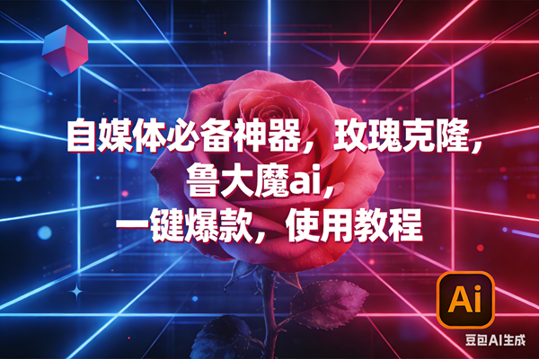 （17285期）玫瑰克隆神器，ai鲁大魔，自媒体必备工具，一键爆款神器，详细教程。-网亿资源平台