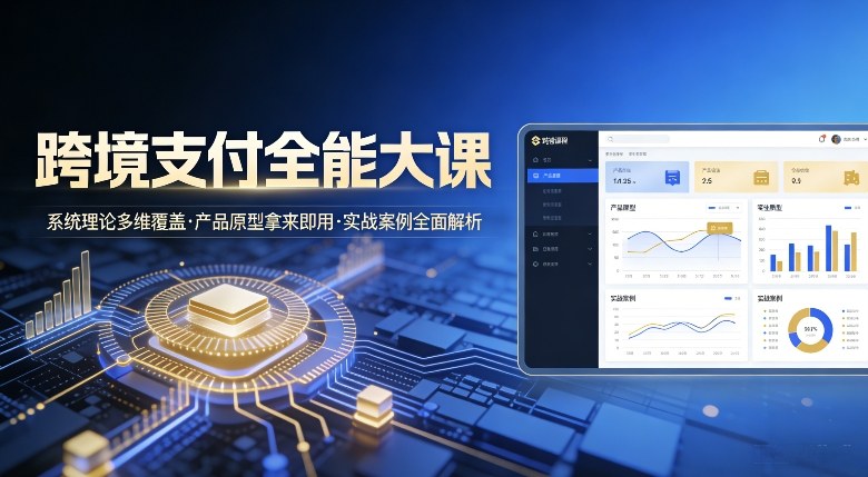 跨境支付全能大课，系统理论多维覆盖，产品原型拿来即用，实战案例全面解析-邪修侠 - 演示