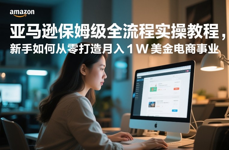 亚马逊保姆级全流程实操教程,新手如何从零打造月入1W美金电商事业-邪修侠 - 演示
