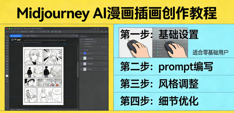 利用Midjourney AI人工智能轻松创作漫画插画教程，零基础创作完整漫画插画-邪修侠 - 演示