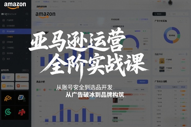 亚马逊运营全阶实战课，从账号安全到选品开发，从广告破冰到品牌构筑（更新2026年2月）-邪修侠 - 演示
