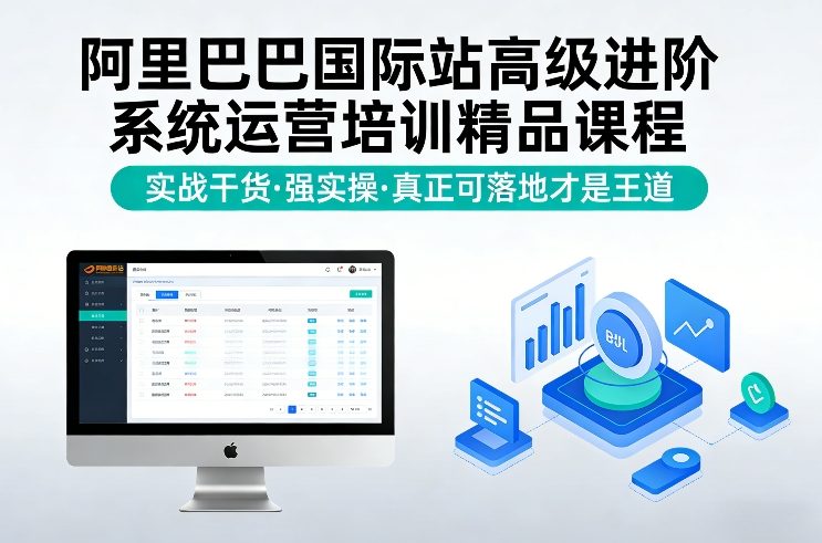 阿里巴巴国际站高级进阶系统运营培训精品课程,实战干货,强实操,真正可落地才是王道-邪修侠 - 演示