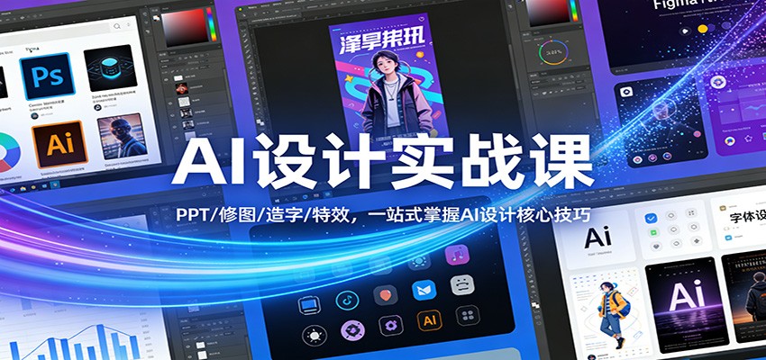 AI设计实战课：PPT/修图/造字/特效，一站式掌握AI设计核心技巧-邪修侠 - 演示