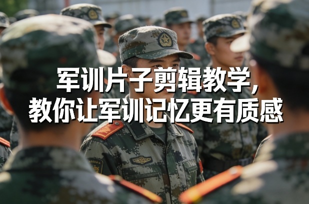 军训片子剪辑教学，教你让军训记忆更有质感-邪修侠