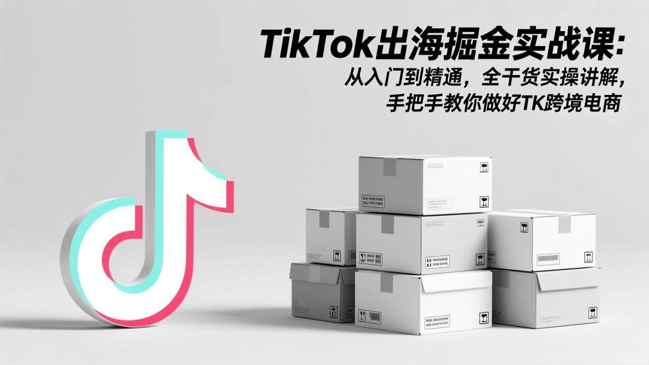 （17368期）TikTok出海掘金实战课：从入门到精通，全干货实操讲解，手把手教你做好TK跨境电商-网亿资源平台