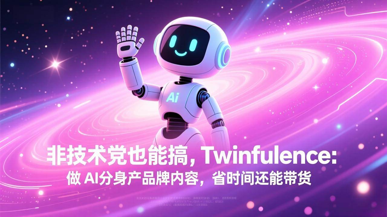 （17381期）非技术党也能搞!Twinfluence:做 AI 分身产品牌内容,省时间还能带货-网亿资源平台