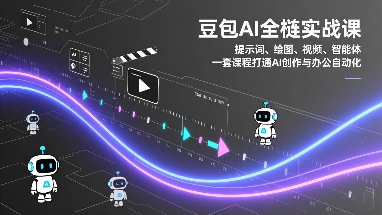 （17385期）豆包AI全栈实战课：提示词、绘图、视频、智能体，一套课程打通AI创作与办公自动化-网亿资源平台