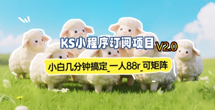 【新一期】小程序订阅_小白几分钟70-80r，可矩阵（已测到账）-网亿资源平台