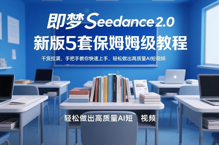 即梦Seedance2.0新版5套保姆级教程，干货拉满，手把手教你快速上手，轻松做出高质量AI短视频-邪修侠