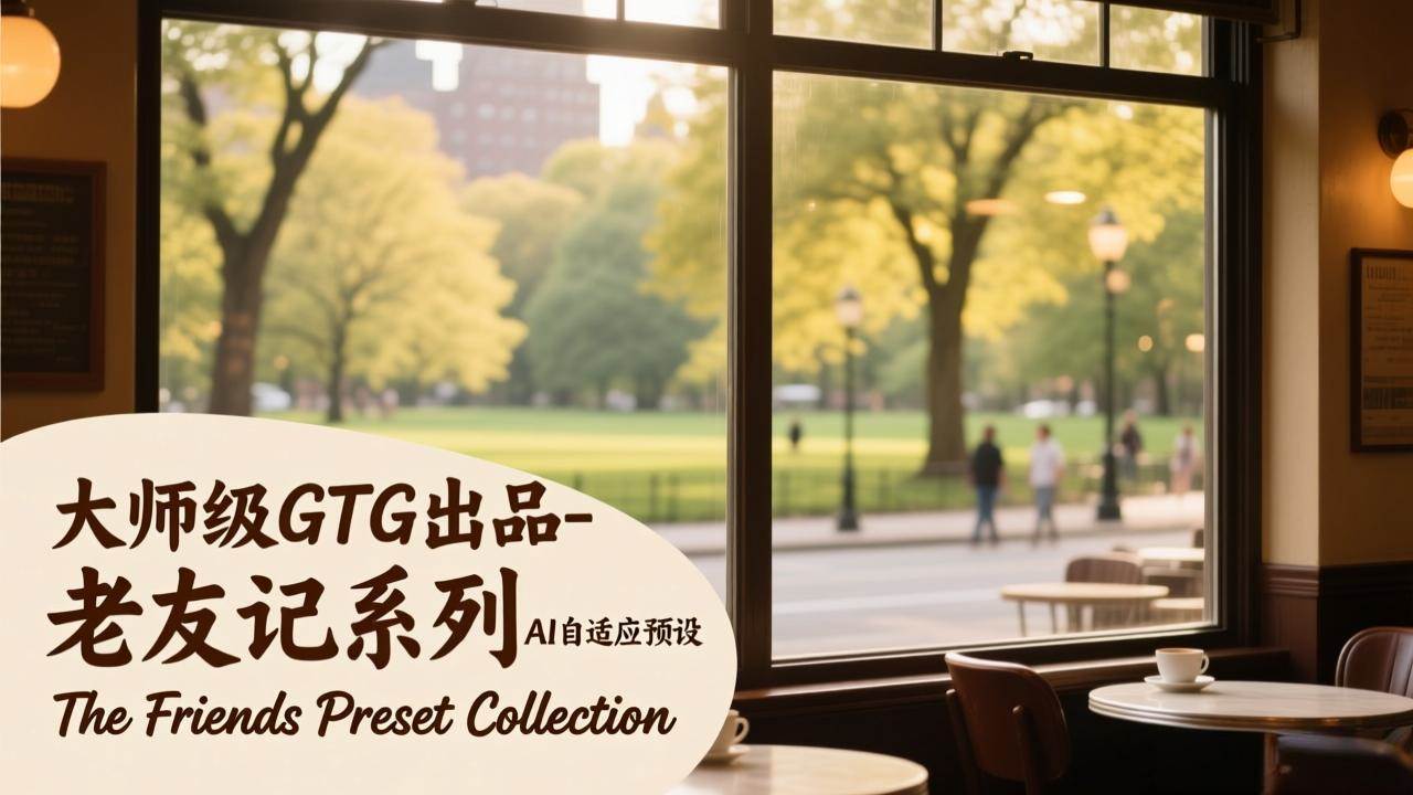（17403期）大师级GTG出品-老友记系列AI自适应预设The Friends Preset Collection-网亿资源平台
