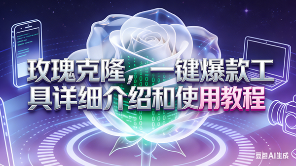 （17407期）玫瑰克隆工具，ai鲁大魔，自媒体必备神器，一键爆款神器，详细教程。-网亿资源平台