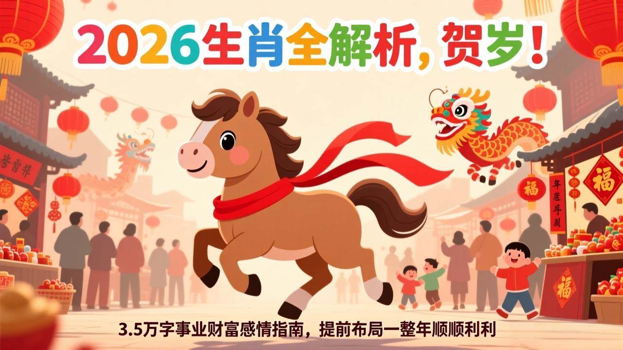（17428期）付费文章：贺岁！2026生肖全解析，3.5万字事业财富感情指南，提前布局一整年顺顺利利-网亿资源平台