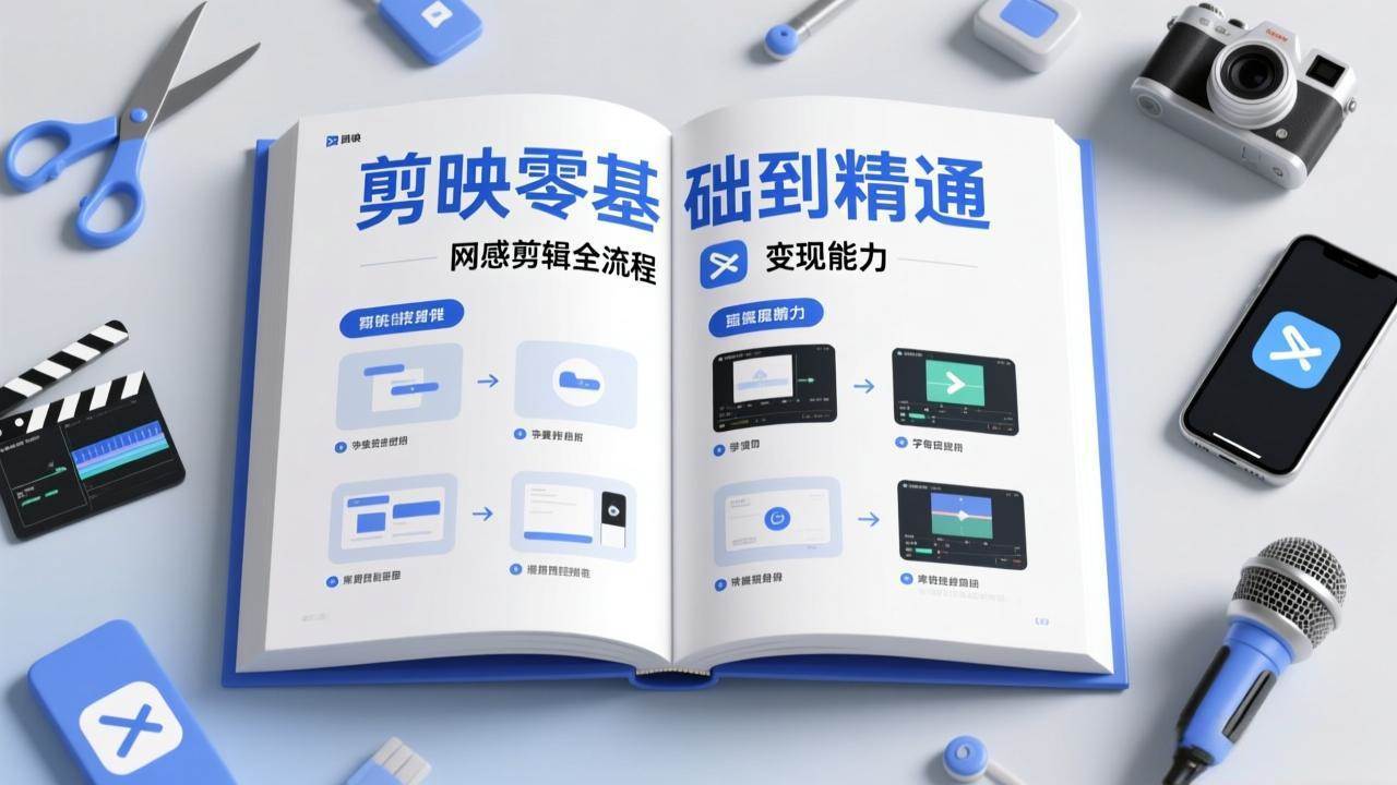 (17473期)剪映零基础也能快速上手,从入门到精通掌握网感剪辑全流程,掌握能直接变现的剪辑能力-网亿资源平台