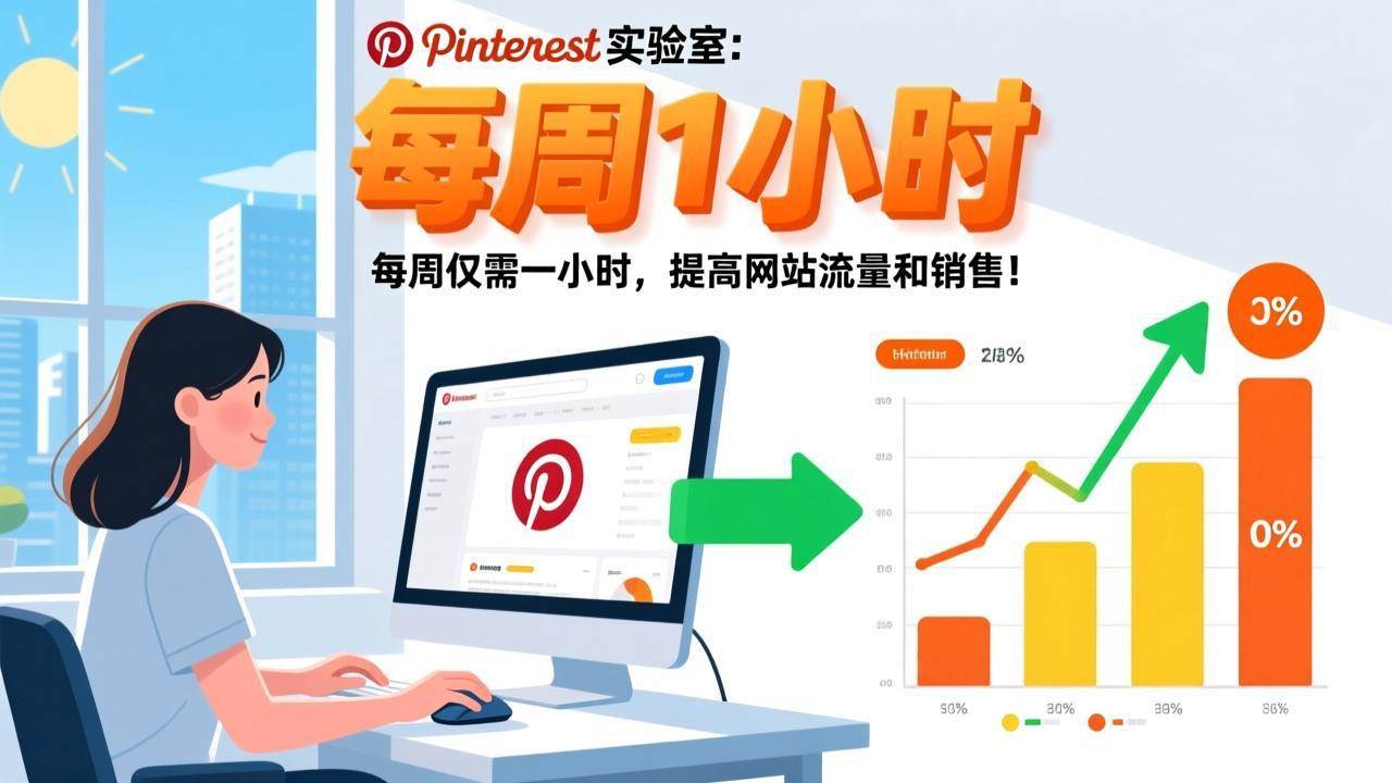 （17505期）Pinterest实验室：每周仅需一小时，提高网站流量和销售！-网亿资源平台