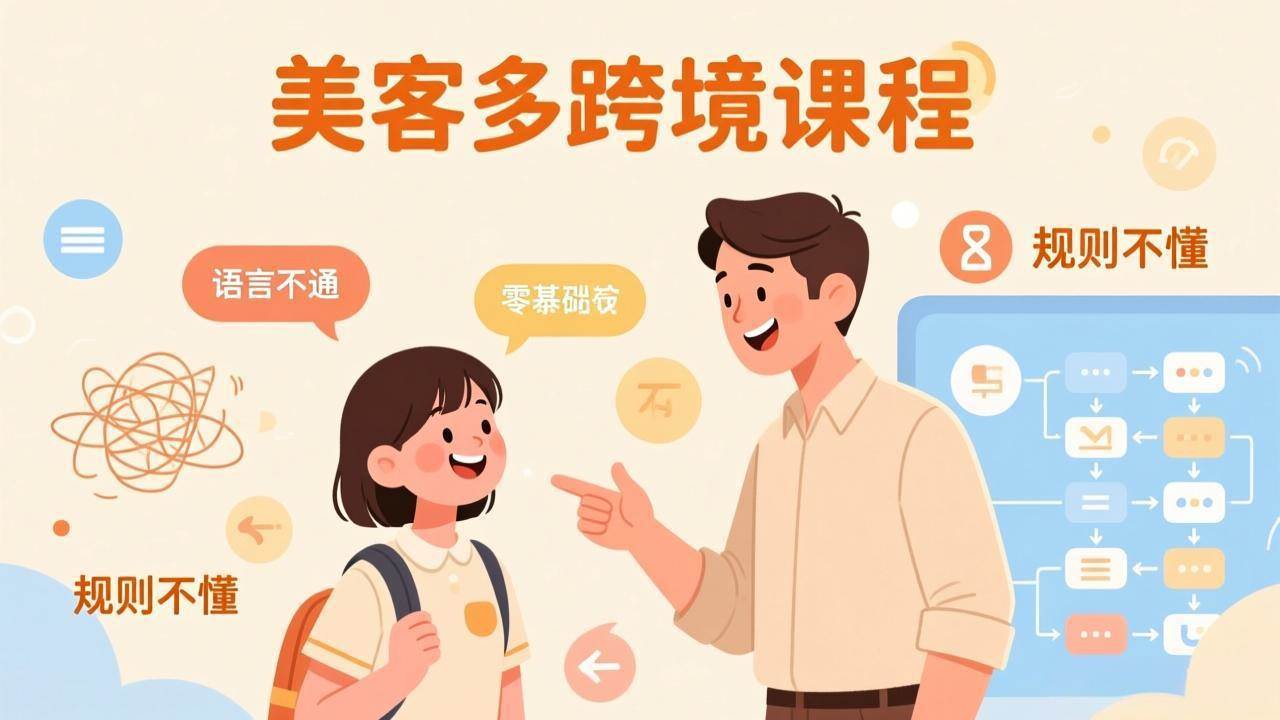 （17503期）怕语言不通、怕不懂规则？零基础小白也能做的美客多跨境课，手把手带你美客多开店稳赚-网亿资源平台