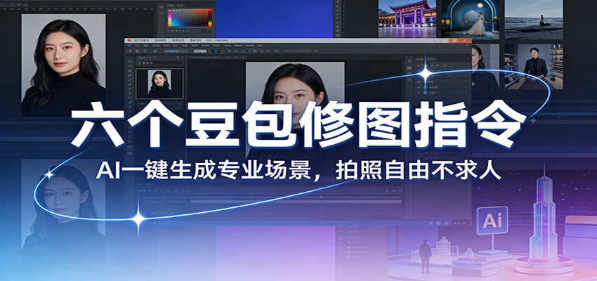 六个豆包修图指令:AI 一键生成专业场景,拍照自由不求人-邪修侠