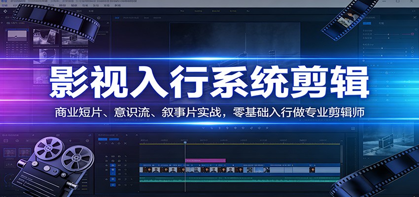 影视系统剪辑，商业短片、意识流、叙事片实战，零基础入行做专业剪辑师-邪修侠 - 演示