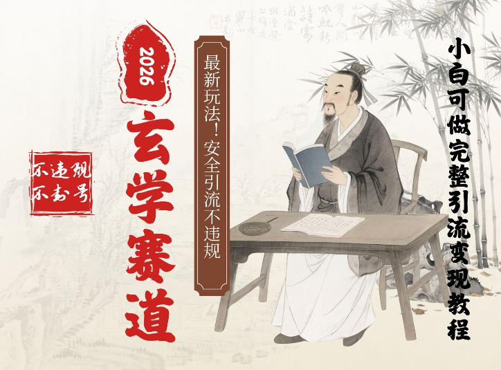 最新玄学玩法新方法引流手把手带你实操，单日可变现3张的小白指南操作，安全引流不违规的方法-网亿资源平台