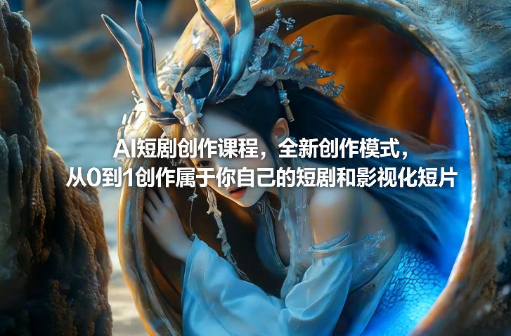 AI短剧创作课程,全新创作模式,从0到1创作属于你自己的短剧和影视化短片-邪修侠 - 演示
